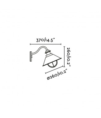 Nautica  Rust Wall 71110/ Seinavalgusti