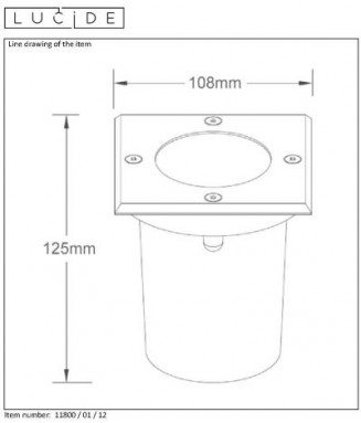 Biltin 11800/01/30 GU10, IP67