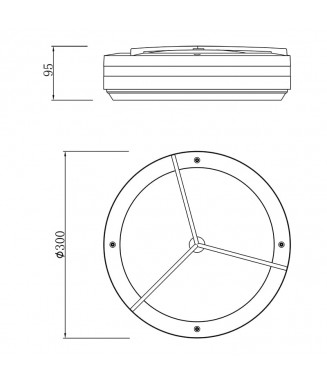 Murray Grey IP54/ Seina ja laevalgusti