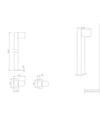 Roya Floor H-100cm