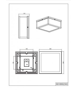 Garonne Ceiling Anthracite IP44/ Seina ja laevalgusti