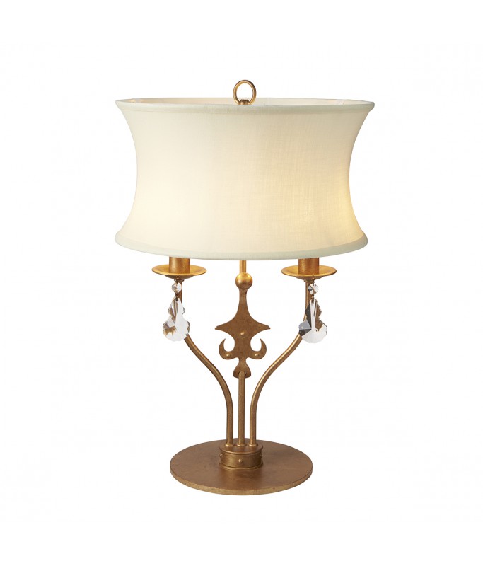 Windsor 2 Light Table Lamp – Gold Patina / Lauavalgusti