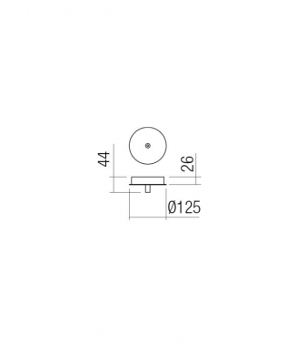 Base CSL1RD125BK Black / Valgustialus