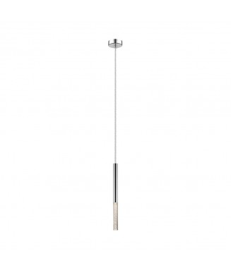 One Pendant Chrome 1x5W LED/ Rippvalgusti