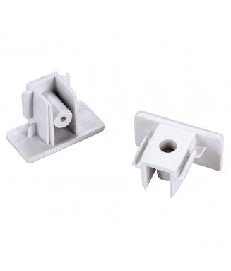 Track End Cap  White 143131, 2pc