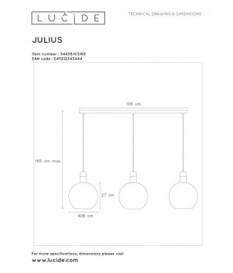 Julius 34438/03/65/ Rippvalgusti