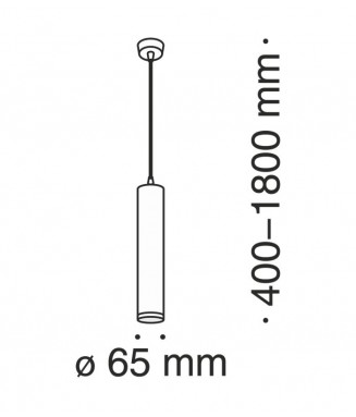 P020PL-01MG, 1xGU10 / Rippvalgusti