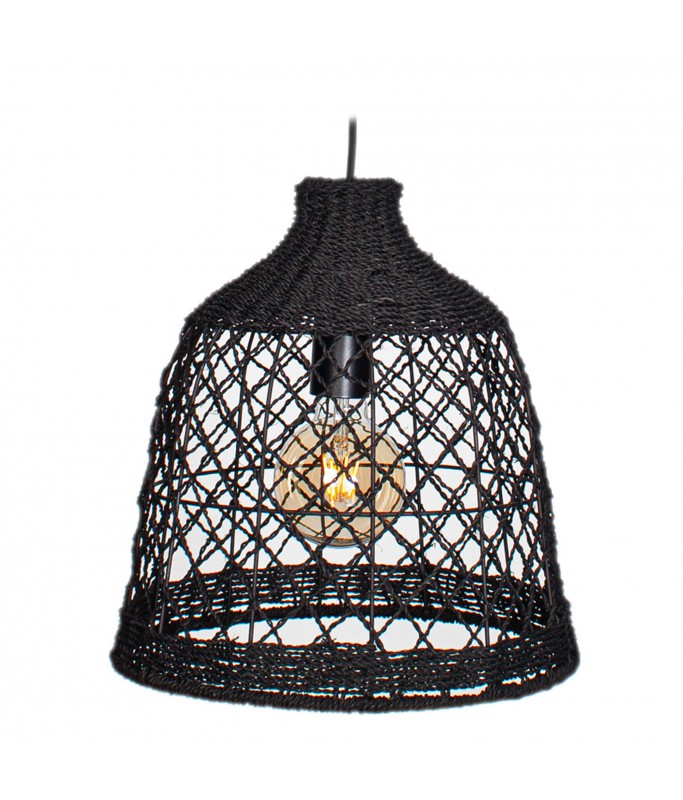 Lucena Pendant D-34cm  Black / /Rippvalgusti