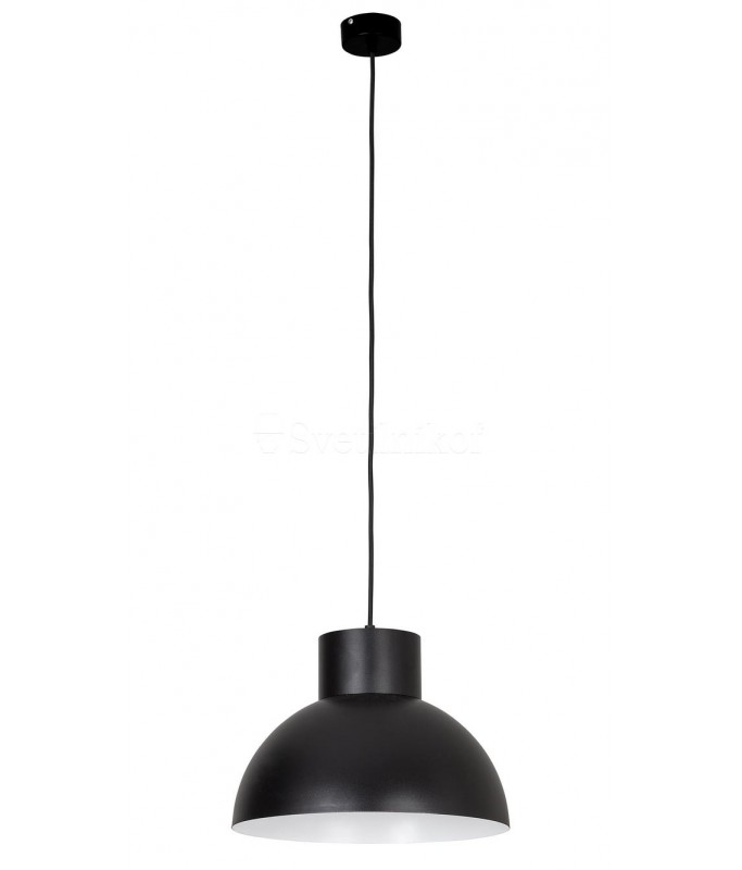 Pendant Works Black  D-33cm/ Rippvalgusti