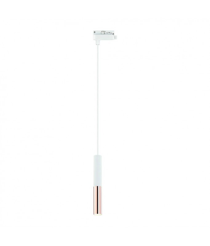 Track Slim White/ Rose- Gold Pendant / Siini valgusti