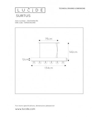 Surtus 30474/06/30 /Rippvalgusti