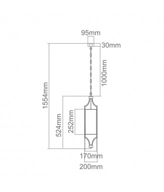 Lunga D-20cm, Matt Gold