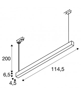 Sight Track 1002048 Black  / Siini valgusti, 3- faasiline