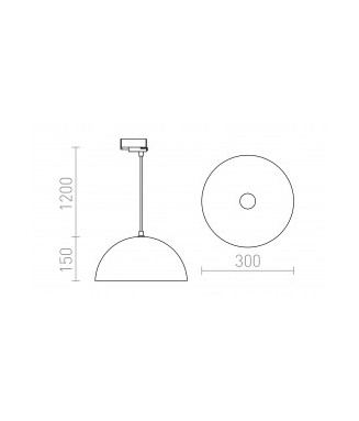 Monroe Black Track D-30cm, 3-F