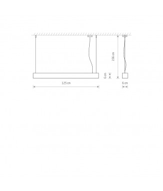 Soft Led 7525 Graphite  / Rippvalgusti