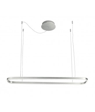 Minus Suspensione Silver 60W LED / Rippvalgusti