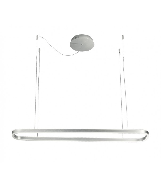 Minus Suspensione Silver 60W LED / Rippvalgusti