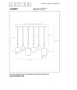 Joanet 45494/06/65 / Rippvalgusti