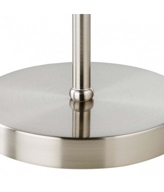 Piccadilly Table Satin Nickel/ Beige /Lauavalgusti