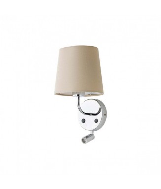 Piccadilly Chrome/ Beige  + led  /Seinavalgusti