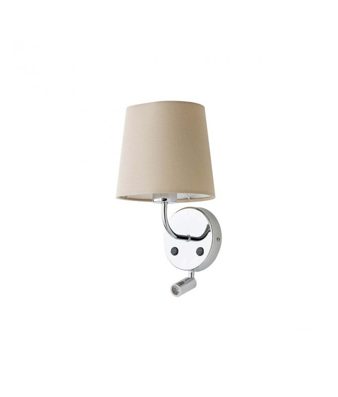 Piccadilly Chrome/ Beige  + led  /Seinavalgusti