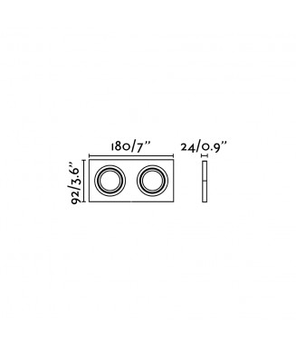 Radon Black Square 43407