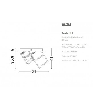 Gabbia 9818242 / Laevalgusti