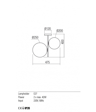 Talis Ceiling 01-2645/ Laevalgusti