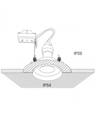 Echo 8371 White IP54