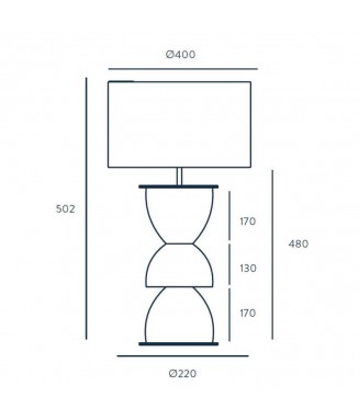 Metric NAC117/ Shade VCROR/41 White /Lauavalgusti