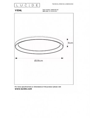 Vidal 46103/20/02 D-28cm