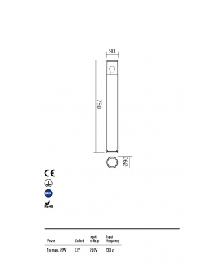 Fred Brown Bollard /Pollarvalgusti