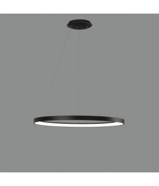 Grace Black Pendant 50W D-58cm, Triack / Rippvalgusti