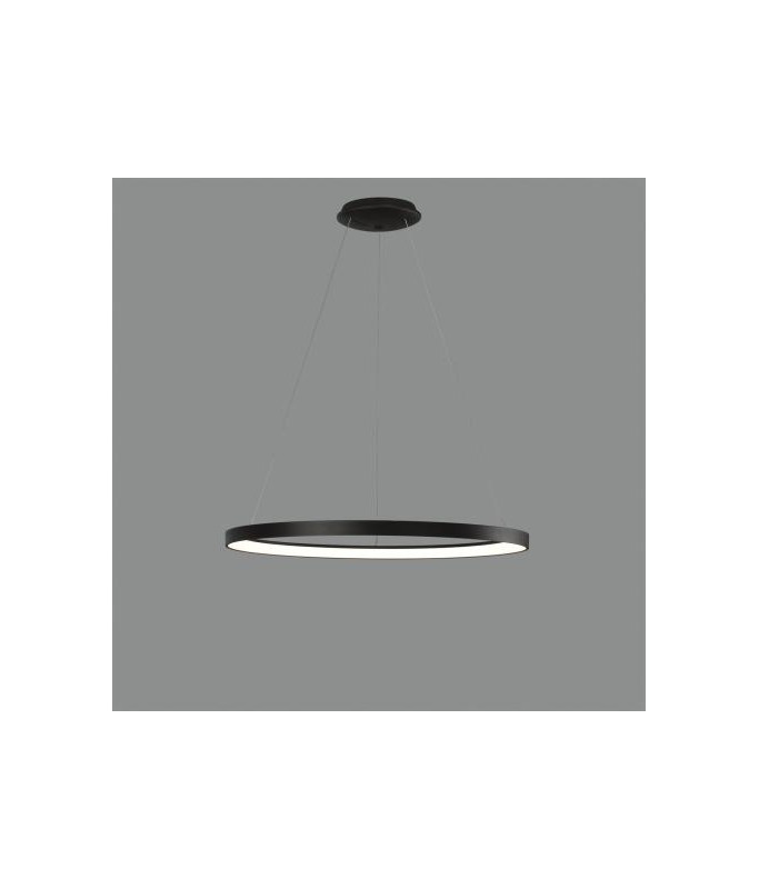 Grace Black Pendant 50W D-58cm, Triack / Rippvalgusti