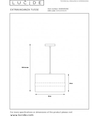 Extrav. Tusse 10409/01/66 /Rippvalgusti