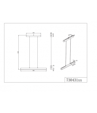 Track Paros 73043107 Nickel/ Siinivalgusti