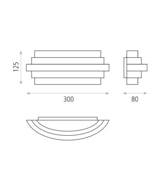 Luxur Gold 22W LED/ Seinavalgusti