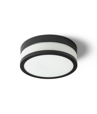 Cira Black 12W LED, IP44/ Laevalgusti