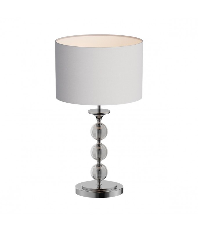 Rea Table White/Chrome /Lauavalgusti