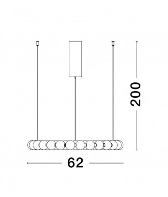 Perla 9695230 D-62 / Rippvalgusti