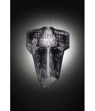 Aria Black Pendant XL, D-90cm/ Rippvalgusti