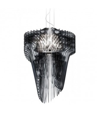 Aria Black Pendant XL, D-90cm/ Rippvalgusti