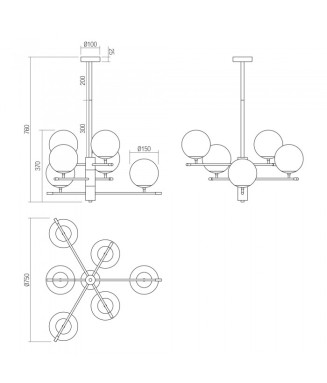 Essential 6 Pendant / Rippvalgusti