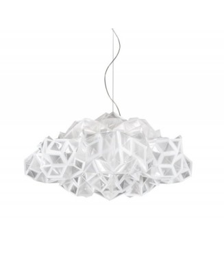 Drusa White Pendant, D-60cm