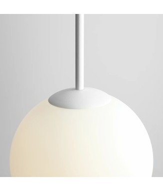 Bosso White Pendant D30cm/ Rippvalgusti