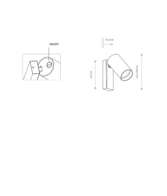 Mono 7808 White /Seinavalgusti