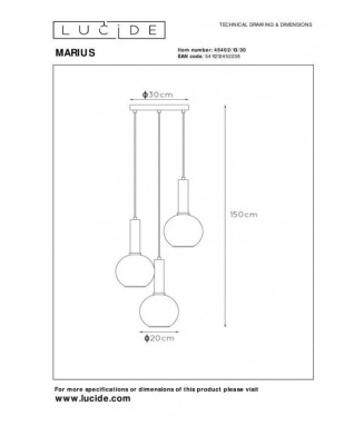 Marius 45402/13/30 /Rippvalgusti