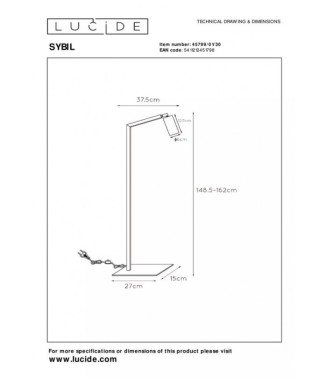 Sybil 45799/01/30/ Põrandavalgusti