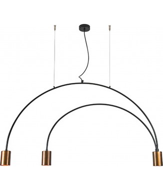 17109 Pendant Light Black/Copper