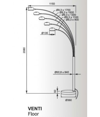 Venti Floor White